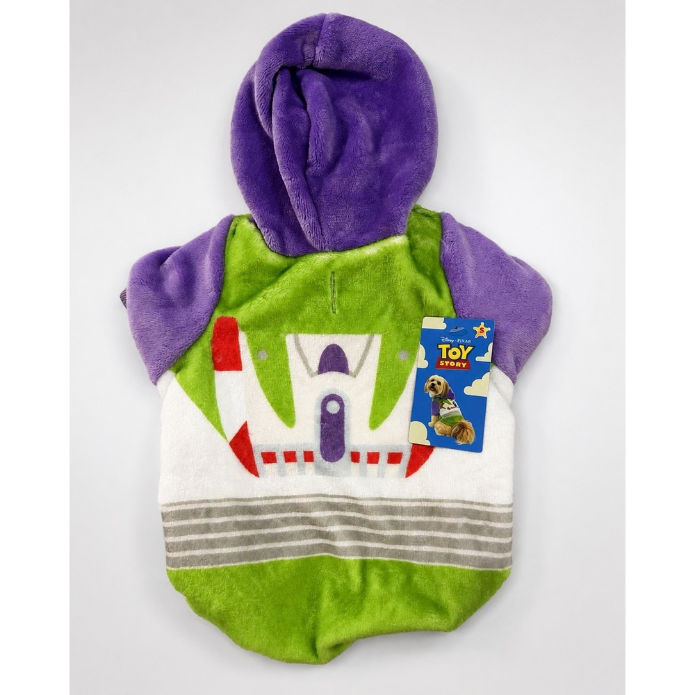 Disney Pixar Toy Story Buzz Lightyear Dog Hoodie Costume Size Small